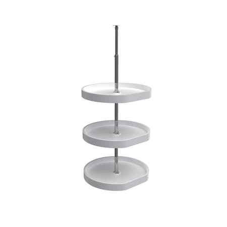 Rev-A-Shelf Polypropylene, White, 20 in W, 38 in H, 20 in D, 20 in L, White 7013-20-11-526